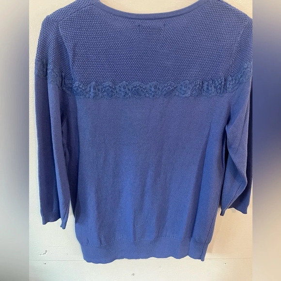 Blue Elle short sleeve women’s cardigan like material - Picture 2 of 9